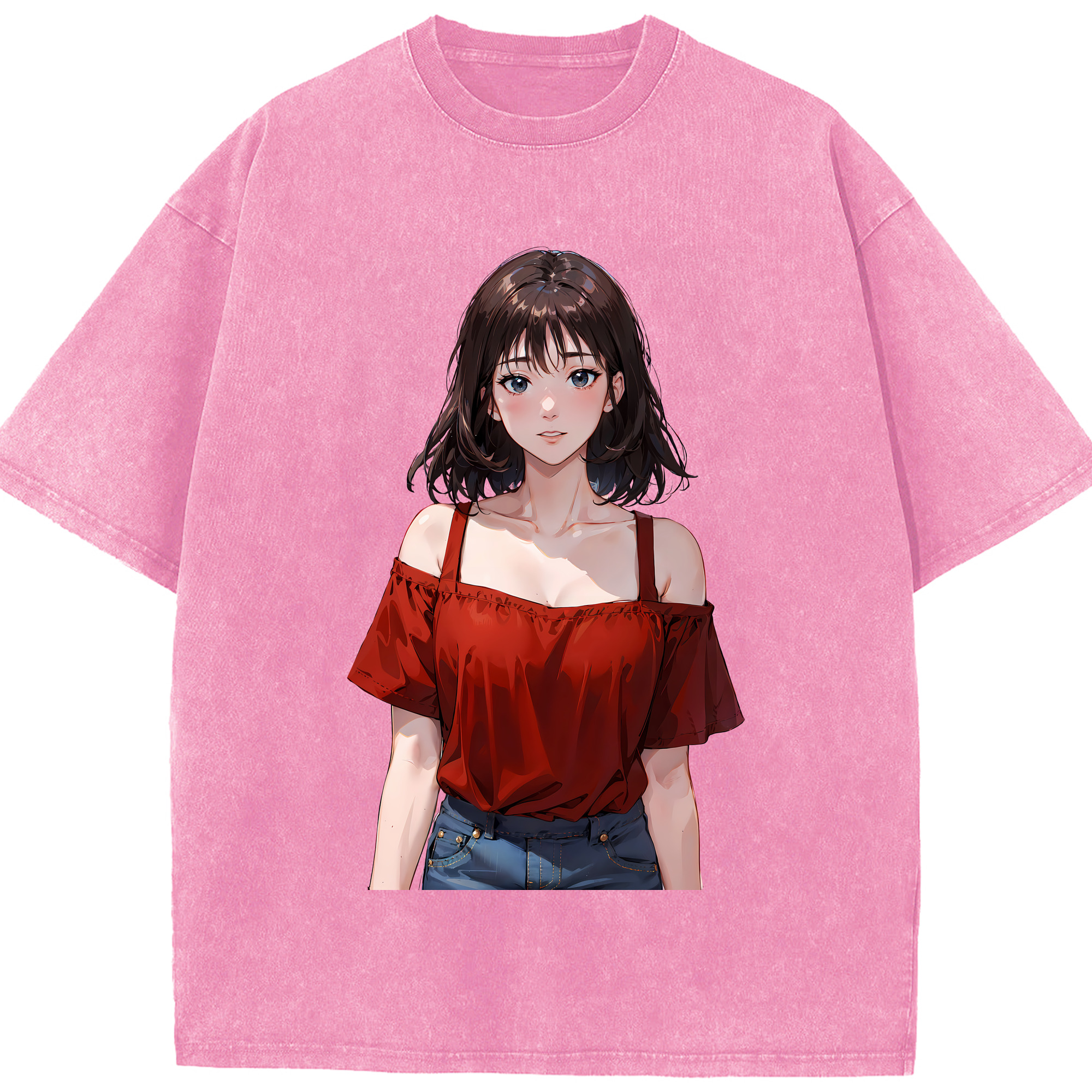 （画像用） SLAM DUNK／スラムダンク 綿100% ヴィンテージ風 半袖Tシャツ（フロントプリント）